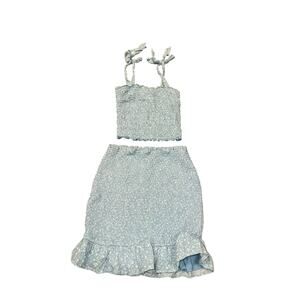 light blue floral two-piece from Abercrombie & Fitch Small